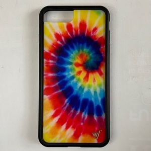 Used Iphone 8 plus Tie-Dye Wildflower Phone Case